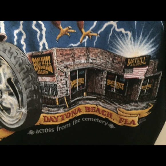 Boot Hill Saloon Black t-shirt Mens XL - Picture 6 of 6